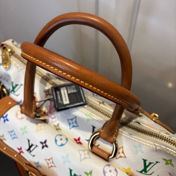 LOUIS VUITTON Takashi Murakami Monogram Multicolore Rita Bag White M40125 - Picture 10 of 16